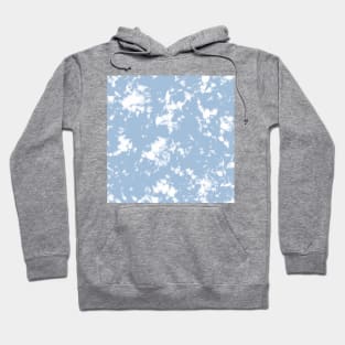 Sky Blue Storm - Tie Dye Shibori Texture Hoodie